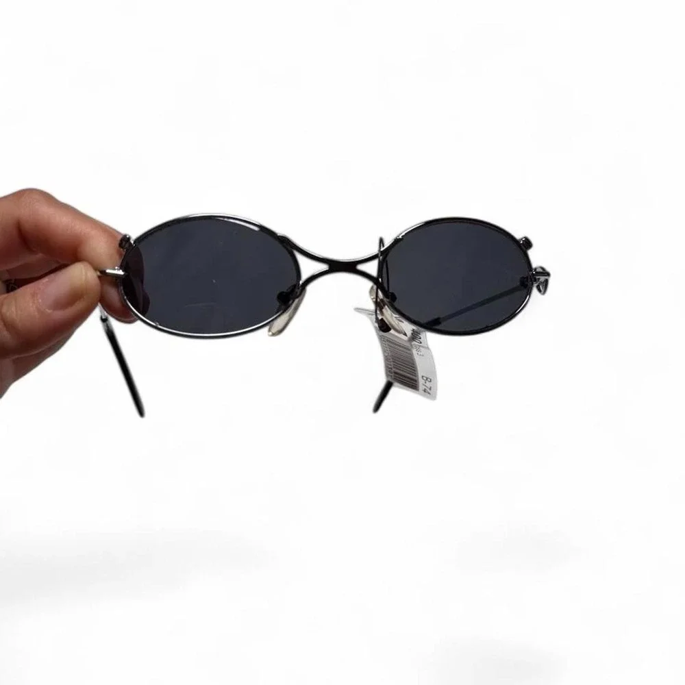 Vintage 90s Hourglass Oval Sunglasses